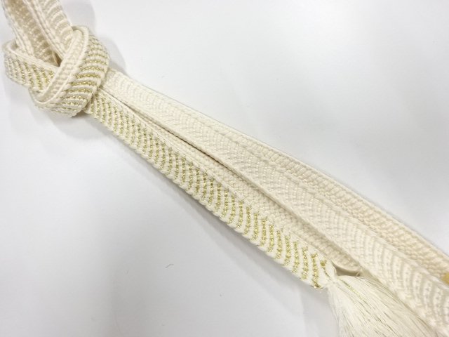 未使用品　正絹　手組帯締め